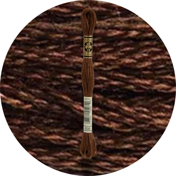 DMC Mouliné Spécial 25 Broderigarn, Ensfarvet, Neutrale nuancer